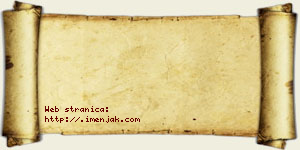 Večerinka Jevčić vizit kartica